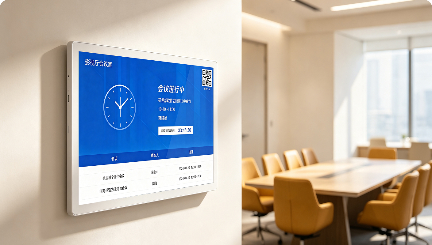 会议室门口门牌屏
